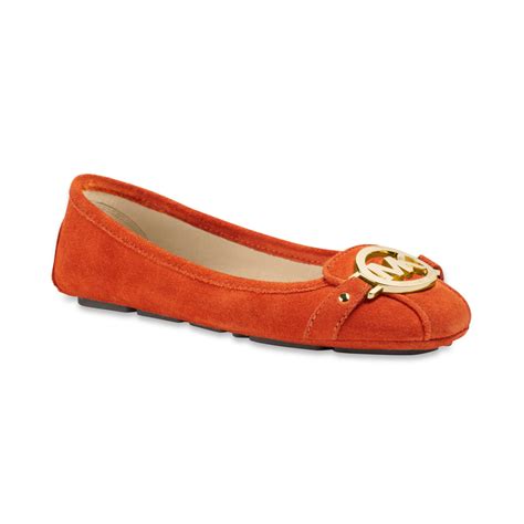 michael kors orange flats|michael kors black flats women.